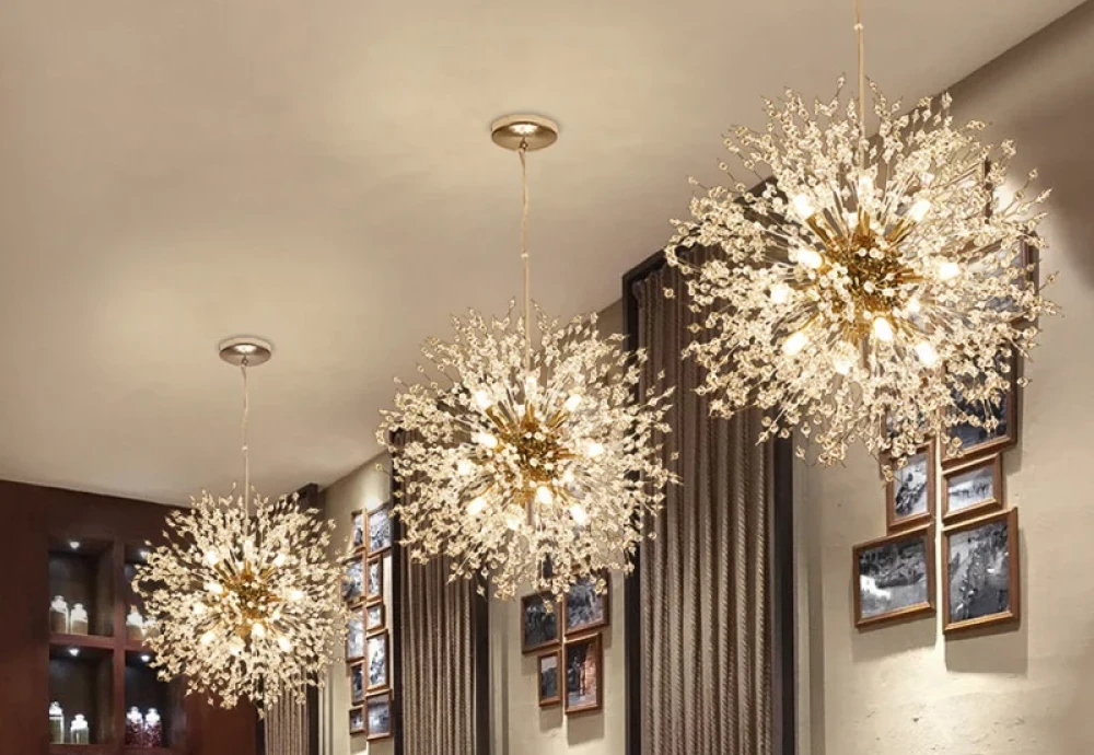 clean crystal chandelier