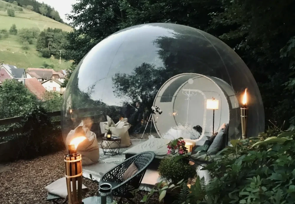 bubble clear tent